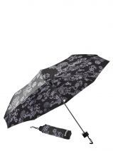Opvouwbare Paraplu Isotoner Zwart parapluie 9189
