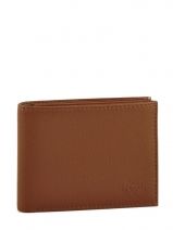Portefeuille Leder Yves renard Bruin foulonne 2307