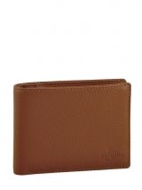 Portefeuille Foulonne Leder Yves renard Bruin foulonne 2374