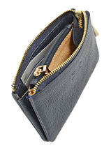 Portemonnee Caviar Leder Crinkles Blauw caviar 14538-vue-porte