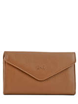 Portefeuille Met Overslagflap Leder Nathan baume Bruin original n 188N