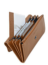 Portefeuille Met Overslagflap Leder Nathan baume Bruin original n 188N-vue-porte