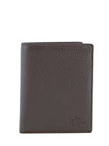 Portefeuille Foulonne Leder Yves renard Bruin foulonne 23425