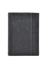 Portefeuille Leder Arthur et aston Zwart pierre 1438-805