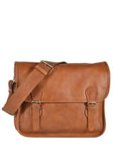 Cross Body Tas La Sacoche M Leder Paul marius Bruin vintage M