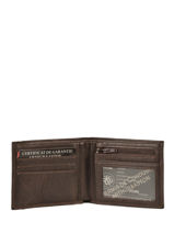 Portefeuille Leder Arthur et aston Bruin pierre 1438-573-vue-porte