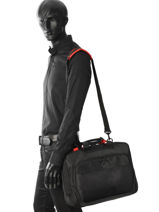 Laptoptas Met 16" Laptopvak Delsey Zwart parvis + 3944161-vue-porte