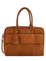 Documententas Met 15" Laptopvak Burkely Bruin vintage 518822