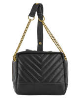 Cross Body Tas Vintage Leder Nat et nin Zwart vintage RIO