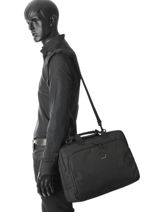 Laptoptas 2 Compartimenten Met 15" Laptopvak Delsey Zwart esplanade 3942161-vue-porte