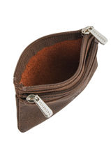 Portemonnee Leder Hexagona Zwart instinct 667292-vue-porte
