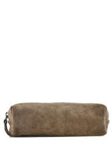 Etui Leder Milano Bruin velvet VE151101