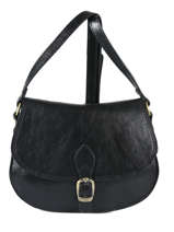 Zadeltasje Tempo Leder Milano Zwart tempo TE18062