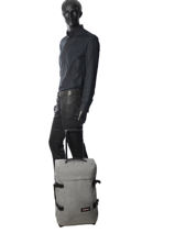 Handbagage Eastpak Grijs authentic luggage K96L-vue-porte