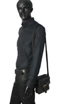 Cross Body Tas Basilic pepper Zwart urban BURB06-vue-porte