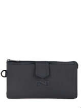Portefeuille Original N Leder Nathan baume Blauw original n 104N