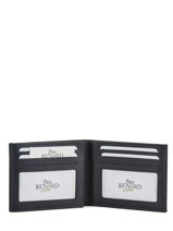 Portefeuille Foulonne Leder Yves renard Blauw foulonne 2306-vue-porte