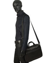 Laptoptas 1 Compartiment Foures Zwart baroudeur 96661-vue-porte