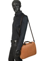 Laptoptas 1 Compartiment Foures Bruin baroudeur 96661-vue-porte