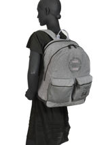Rugzak Fenton 2 Compartimenten Superdry Grijs backpack woomen G91901MT-vue-porte