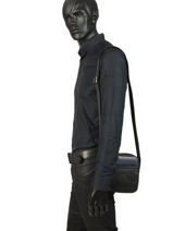 Cross Body Tas S Bicolor Hexagona Zwart ligne 68 0686297-vue-porte