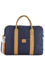 Laptoptas Cotton 15" Faguo Blauw cotton 19LU0143