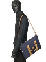 Laptoptas Cotton 15" Faguo Blauw cotton 19LU0143-vue-porte
