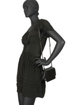 Cross Body Tas K Signature Mini Leder Karl lagerfeld Zwart k signature 96KW3029-vue-porte