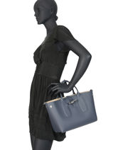 Longchamp Roseau Handtas Blauw-vue-porte