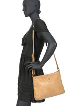 Cross Body Tas Heritage Leder Biba Oranje heritage BT16-vue-porte