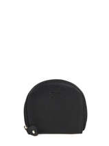 Portemonnee Caviar Leder Crinkles Zwart caviar 14291