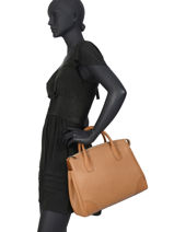 Handtas Naomie Leder Nathan baume Zwart victoria 15-vue-porte