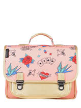 Boekentas Caramel et cie Roze fille MMF