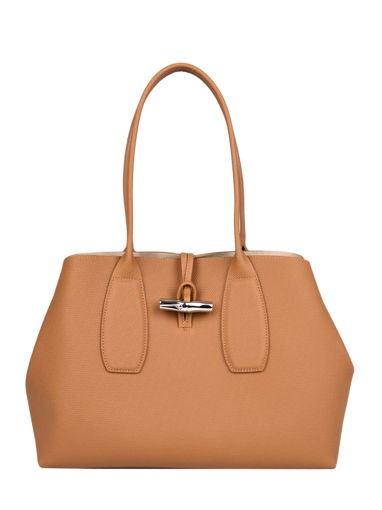 Longchamp Roseau Schoudertas Bruin