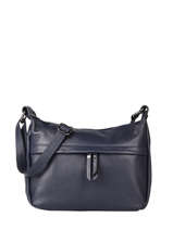 Cross Body Tas Caviar Leder Milano Blauw caviar CA20075N