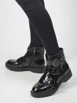 Enkellaarsjes Wendy Guess Zwart women 7WENELE1-vue-porte