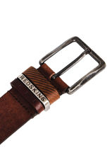 Herenriem Hells Leder Redskins Bruin belt HELLS-vue-porte