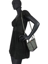 Cross Body Tas Baby Cabas Pailletten Vanessa bruno Rood cabas 1V40410-vue-porte