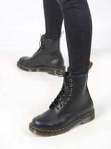 Vegan 1460 Boots Felix Dr martens Zwart unisex 14045001-vue-porte