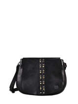 Cross Body Tas Heritage Leder Biba Zwart heritage HAK2L