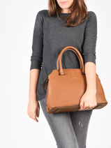 Handtas Balade Leder Etrier Bruin balade EBAL06-vue-porte
