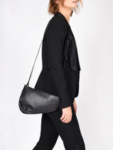 Cross Body Tas Large City Perle Leder Nathan baume Zwart n city 1-vue-porte