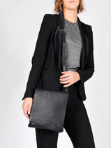 Cross Body Tas N City Club Leder Nathan baume Zwart n city K016INTO-vue-porte