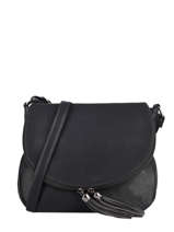 Cross Body Tas Pompon Miniprix Zwart pompon F305