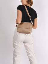 Cross Body Tas Madrid Hexagona Beige madrid 536138-vue-porte