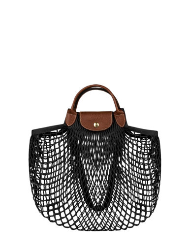Longchamp Le pliage filet Schoudertas Zwart