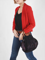 Longchamp Le pliage filet Handtas Groen-vue-porte