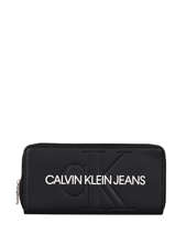 Portefeuille Calvin klein jeans Zwart denim K607634