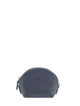 Portemonnee Caviar Leder Crinkles Blauw caviar 14026