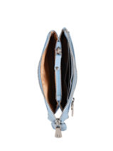 Portemonnee Caviar Leder Crinkles Blauw caviar 14538-vue-porte